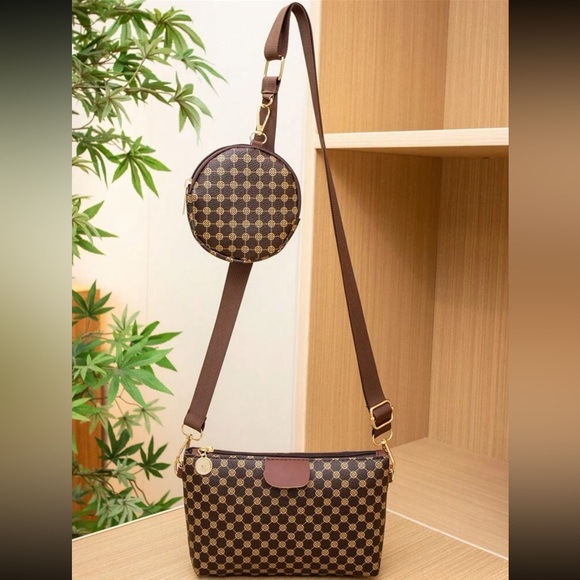 ⚠️Clearance🤎Small Square Bag Crossbody With Coin Purse - Picture 2 of 5